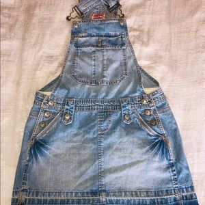 No boundaries overall denim dress size Junior 5